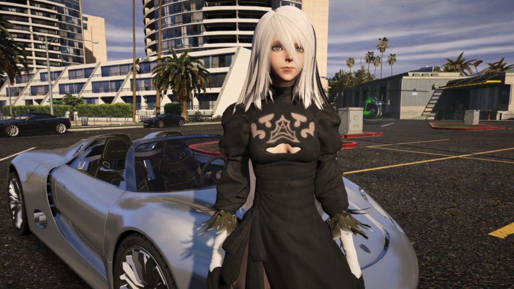 Gta 5 Nier Automata Without Dirt Re Texture Tre Maga