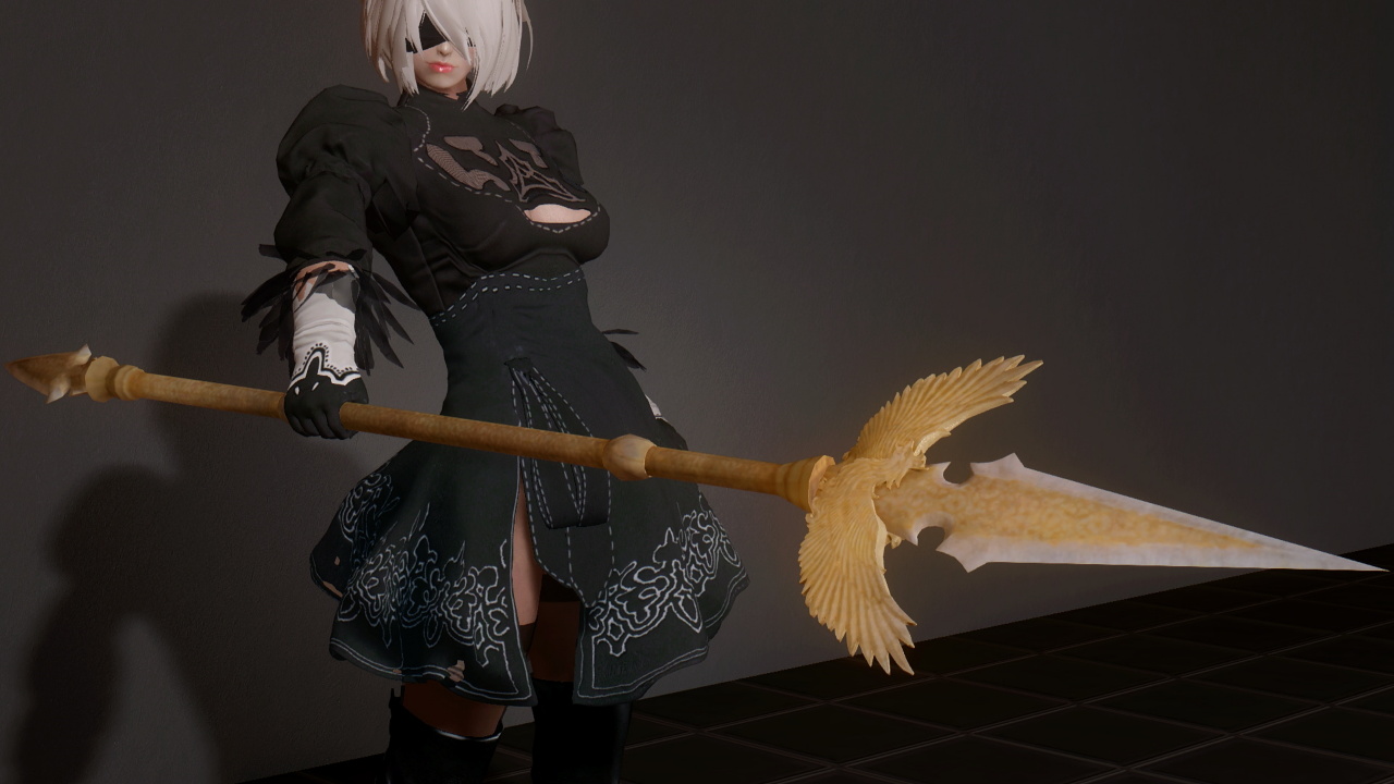 【Skyrim】NieRAutomata Weapon Pack (Spears編) TREMAGA