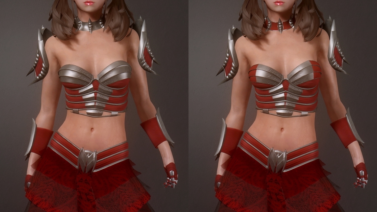 【skyrim】new Armor For Female Characters Tre Maga