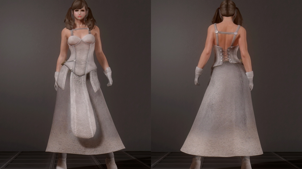 【skyrim】battledress Female Mage Robe Tre Maga