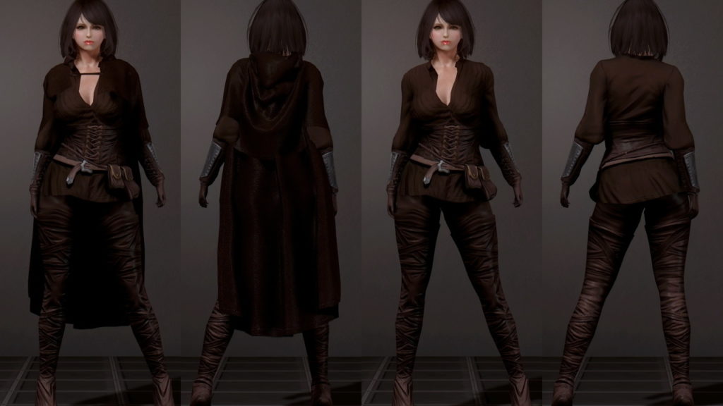 【Skyrim SE】Rogue Sorceress Outfit (SMP Cape) - TRE-MAGA