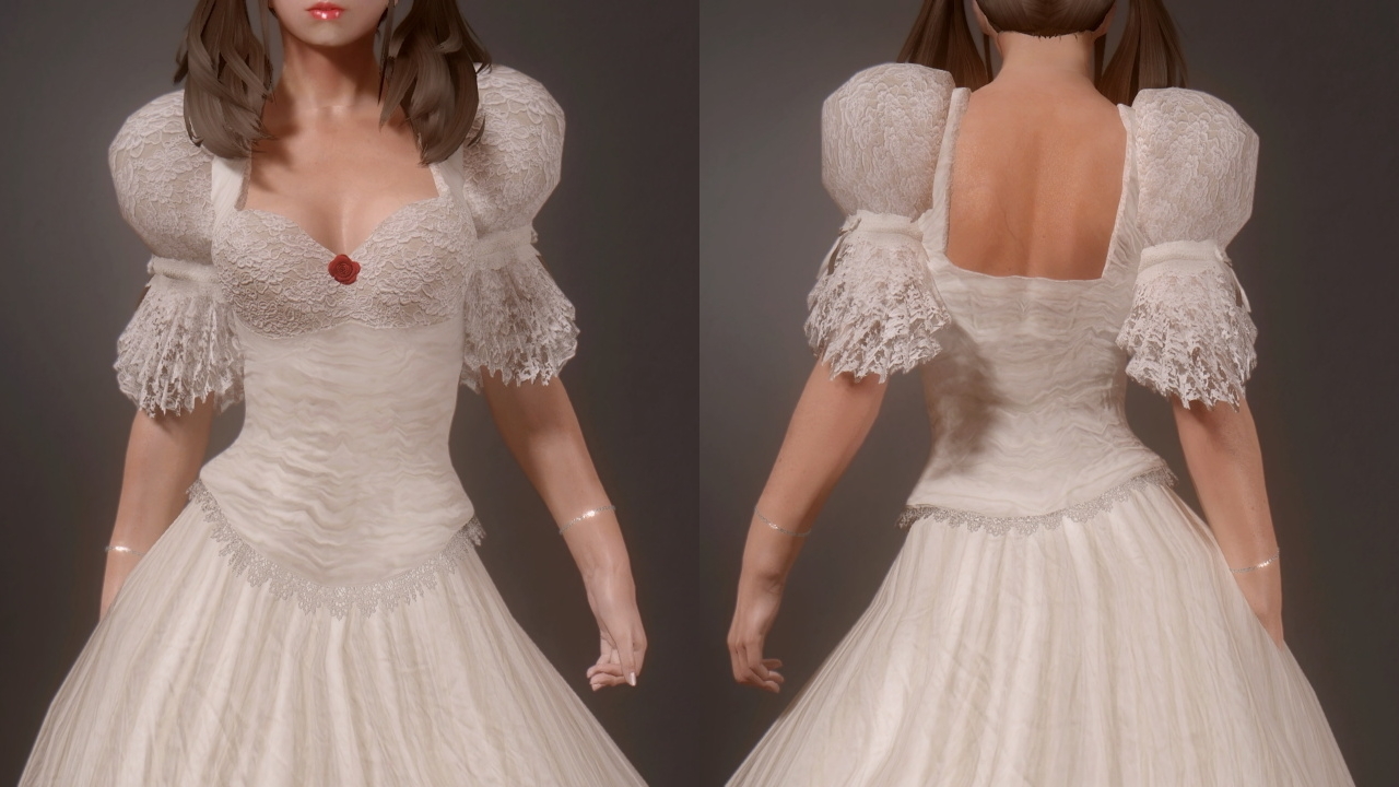 【Skyrim】DE Wedding Dress TREMAGA