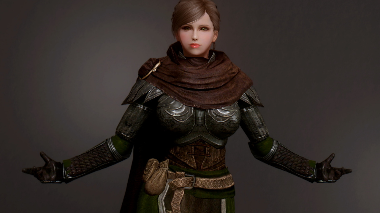 【Skyrim SE】Steel Elven Battle Mage Armor TREMAGA