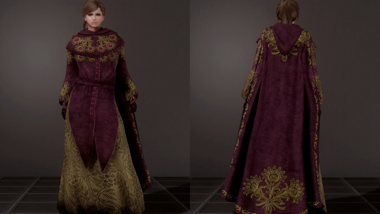 【Skyrim SE】Velvet Robes and Cloaks SSE TREMAGA