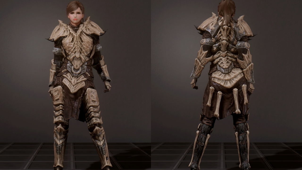 Skyrim SE Reshaped Dragonbone Armor TRE MAGA   ScreeShot1222261 