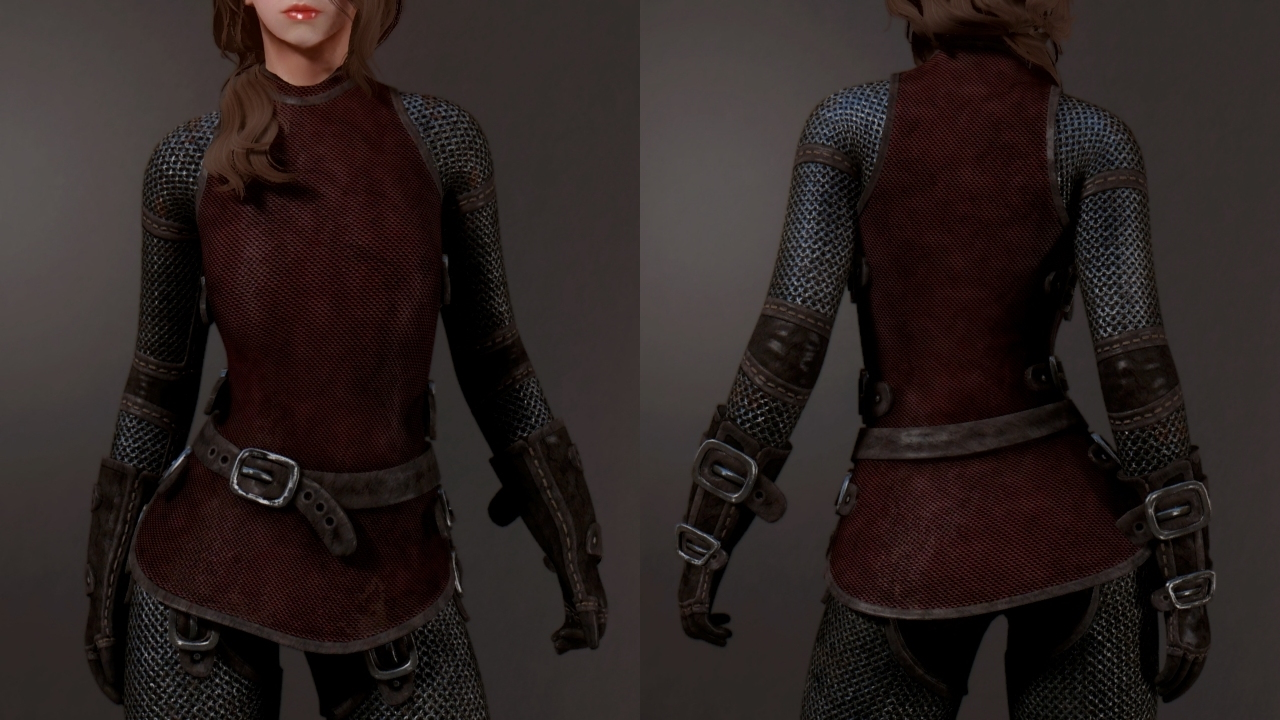 【skyrim Se】chainmail Armour Tre Maga