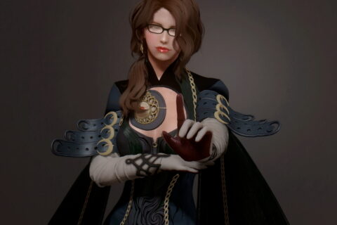 【Skyrim SE】[BAKU]TFD Amnesiac Witch’s Battle Attire