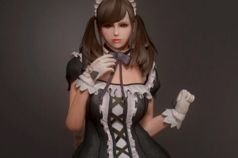 【Skyrim SE】[GarudaB]Tera Elin Maid Conversion SE