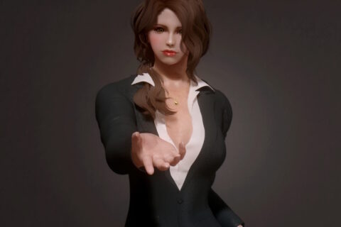 【Skyrim SE】[Ashtoreth] Office Suit