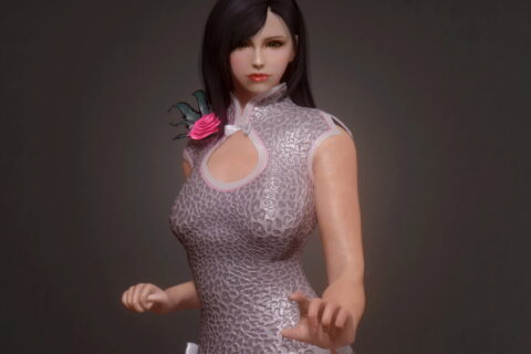 【Skyrim SE】[Ashtoreth] Tifa Dress