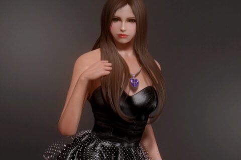 【Skyrim SE】[Ashtoreth] Emotions Dress