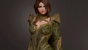 【Skyrim SE】Atlantean Queen Armor 3BA