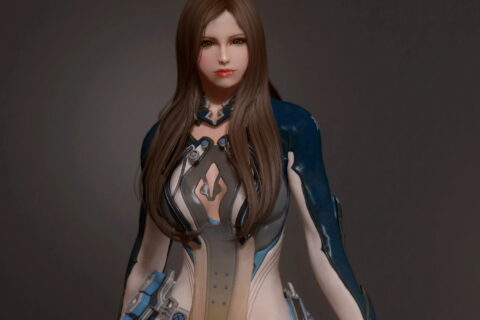 【Skyrim SE】Stellar Blade Raven Suit
