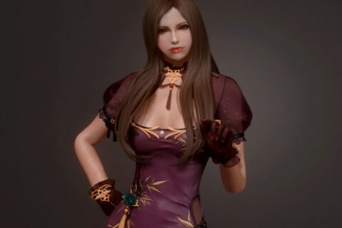 【Skyrim SE】GF2 Macchiato Dress