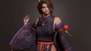 【Skyrim SE】Nioh Onmyoji Outfit 3BA