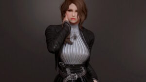 【Skyrim SE】Silverleaf Dress 3BA