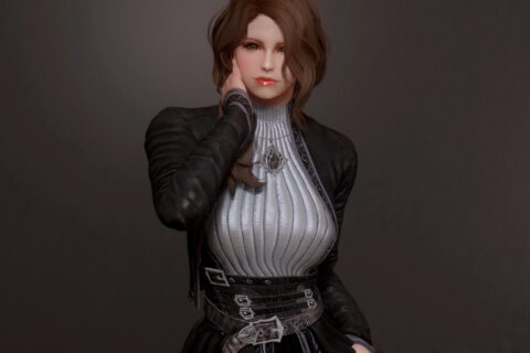 【Skyrim SE】Silverleaf Dress